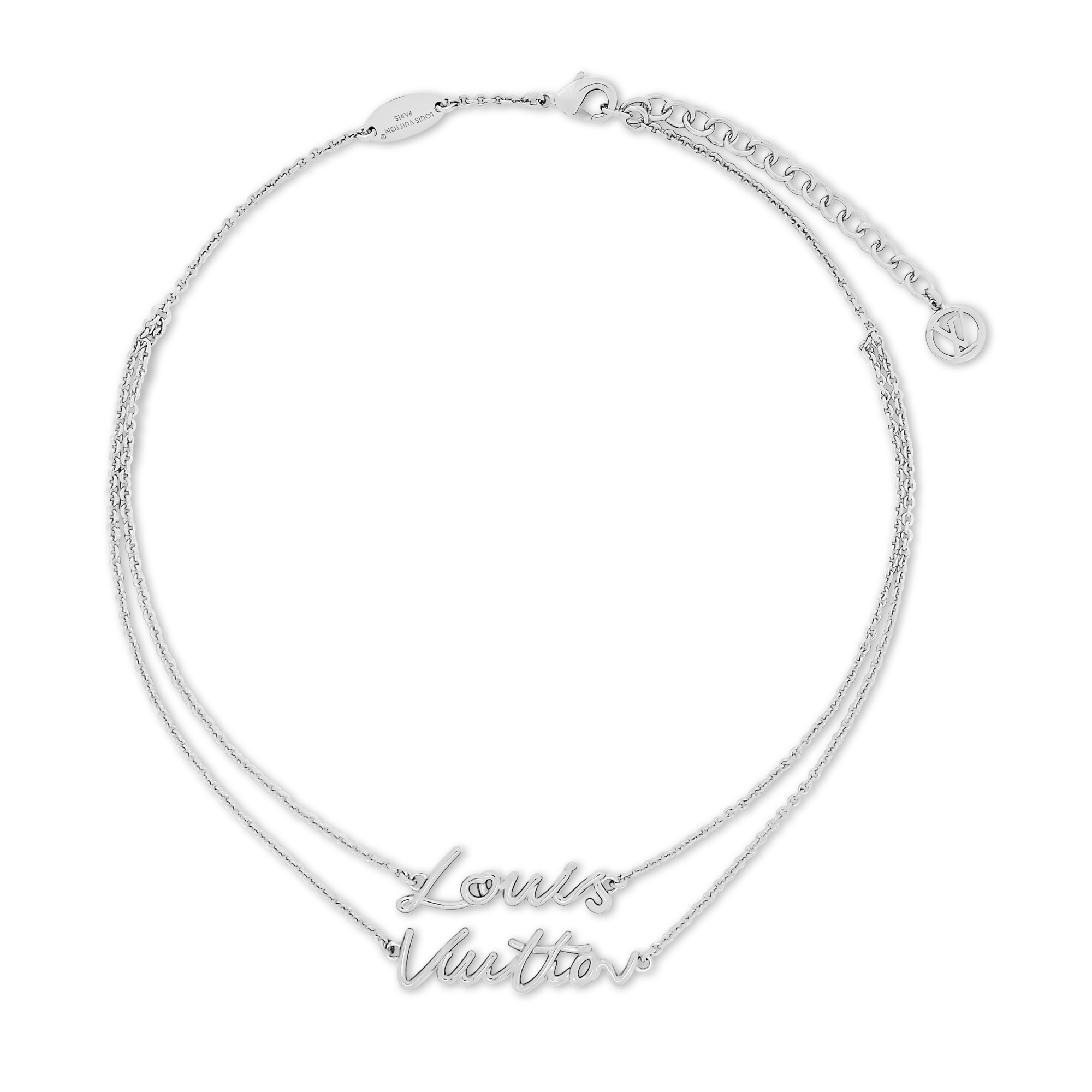 Louis Vuitton パリ地図モチーフ ネックレス ネックレス・LV スクリプト S00｜ルイ・ヴィトン 公式サイト - M03489